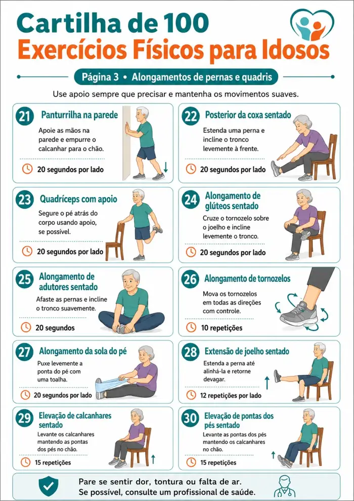 Exercícios s/ Equipamentos